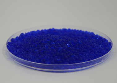 Cina 3 - 5mm Blue Self Indicating Silica Gel, Silica Desiccant Beads Tidak Beracun pemasok